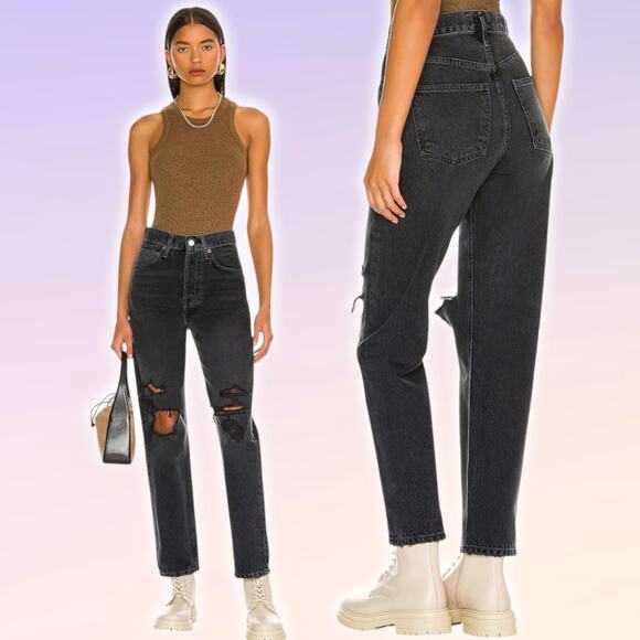 AGOLDE 90s Mid Rise Loose Sz 24 Vagabond - Picture 1 of 9